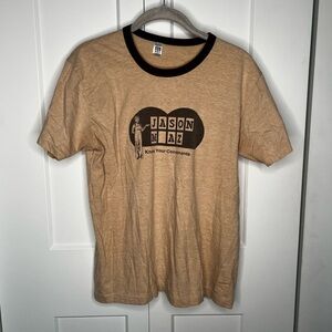 Jason Mraz Know Your Consonants Vintage Y2K Concert Ringer Shirt Size Medium